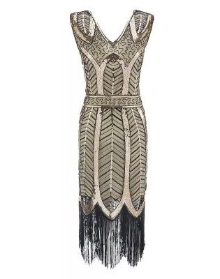 GOLD GATSBY DRESS