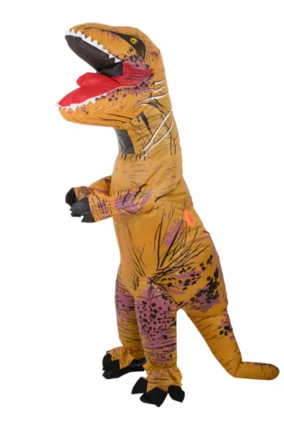 T REX BROWN INFLATABLE DINOSAUR