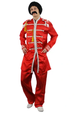 60S COSTUME SERGEANT PEPPER RED SILVER BRAIDING