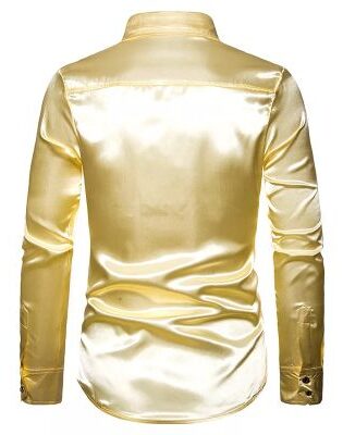 70S DISCO SHIRT - GOLD