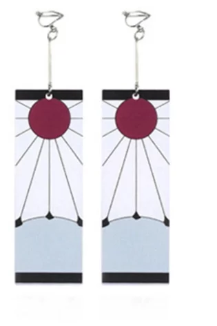 TANJIRO KAMADO EAR RINGS METAL