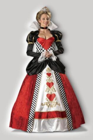 ALICE IN WONDERLAND QUEEN OF HEARTS COSTUME