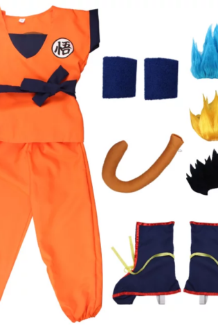 ANIME DRAGON BALL Z GOKU COSTUME KIDS