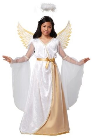 CHILD XMAS GUARDIAN ANGEL GIRLS COSTUME