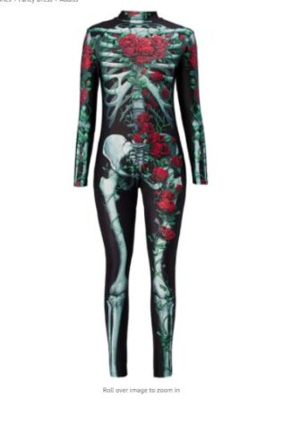 DAY OF THE DEAD LADIES UNITARD DAY OF THE DEAD