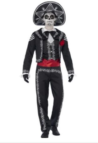DAY OF THE DEAD MENS MEXICAN DAY OF THE DEAD COSTUME