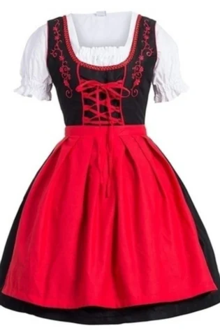 GERMAN DRESS RED