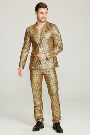 70S DISCO SUIT - GOLD