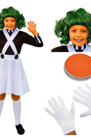 KIDS BOOK CHARACTERS GIRLS OOMPA LOOMPA