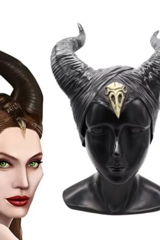 KIDS BOOK CHARACTERS MALEFICENT COSTUME HEAD GEAR