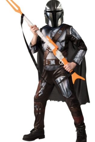 KIDS BOOK CHARACTERS MANDALORIAN COSTUME STAR WAR
