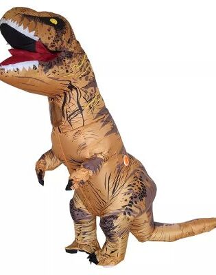 MASCOTS T REX BROWN DINOSAUR