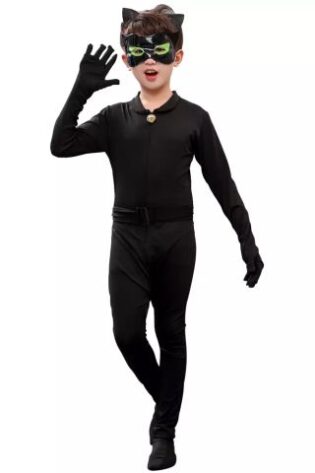 SUPERHEROS CAT NOIR COSTUME CHILD