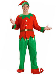 XMAS ELF MAN COSTUME
