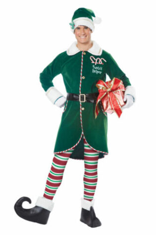 XMAS FESTIVE ELF COSTUME MENS
