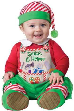XMAS SANTAS LITTLE HELPER BABY TODDLER