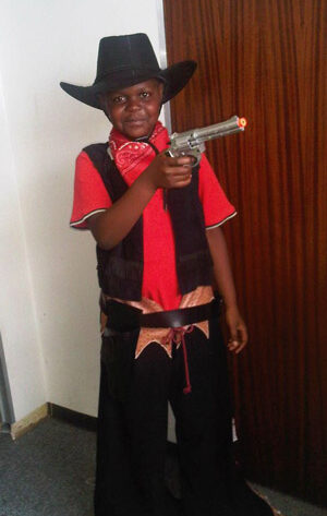 Kids cowboy costume with hat