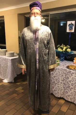 DUMBLEDORE WIZARD OUTFIT 2