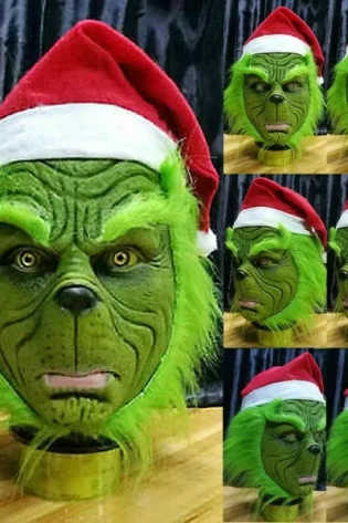 BOOK CHARACTERS THE GRINCH MASK