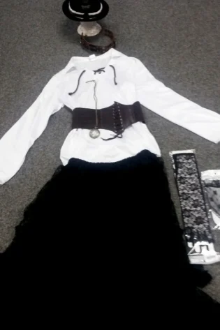 STEAMPUNK IDEAS LADIES BLACK