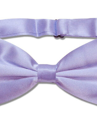 SATIN BOWTIE LILAC