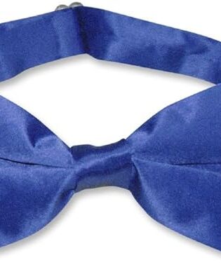 SATIN BOWTIE ROYAL BLUE