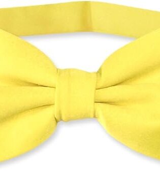 SATIN BOWTIE YELLOW