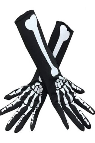 LONG SKELETON GLOVES