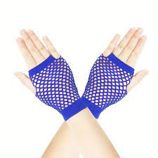 SHORT NET GLOVES ROYAL BLUE