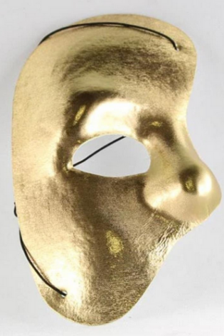 GOLD HALF MASK