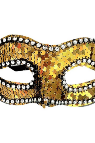 GOLD SEQUIN AND JEWEL