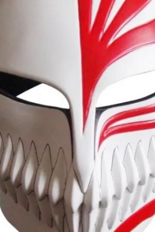 ITCHIGO HOLLOW MASK RED AND WHITE