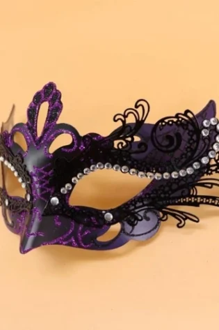 BLACK AND PURPLE ELEGANT