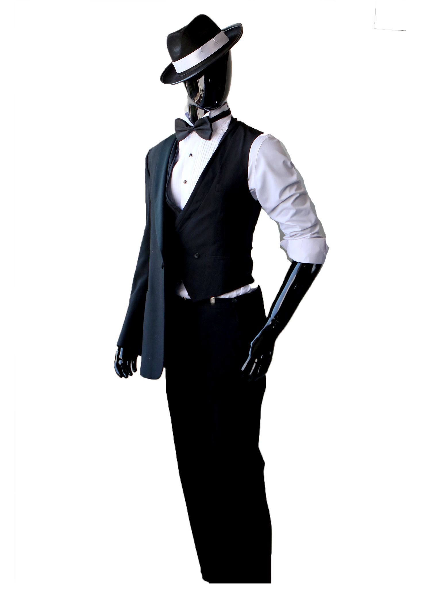 1920S BLACK PINSTRIPE MAFIA SUIT Sinderella