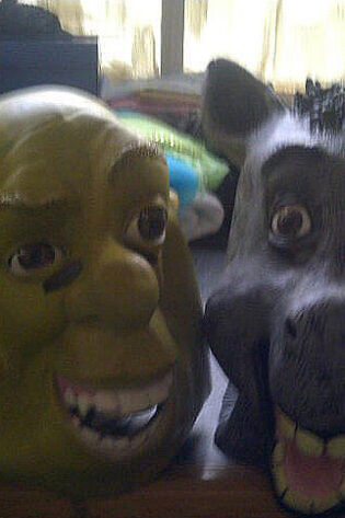SHREK - SHREK LATEX MASK AND DONKEY LATEX MASK