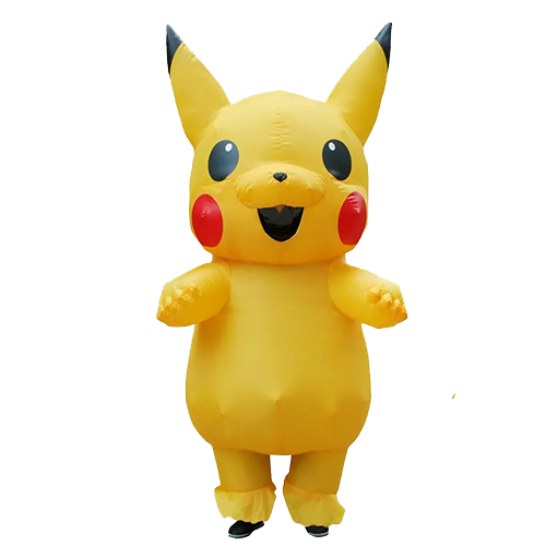 Inflatable Pikachu costume
