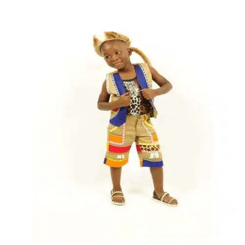 Child in traditional African heritage costume