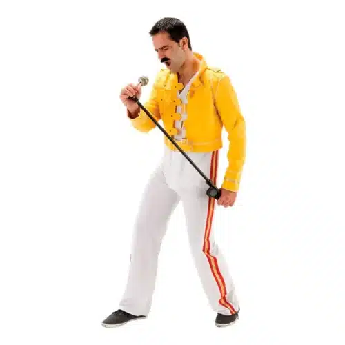 Man in Freddie Mercury outfit