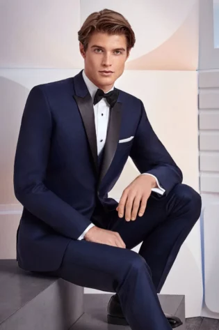 BLUE TUXEDO SUIT