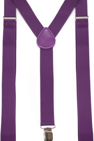 SUSPENDERS PURPLE