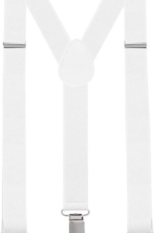 SUSPENDERS WHITE