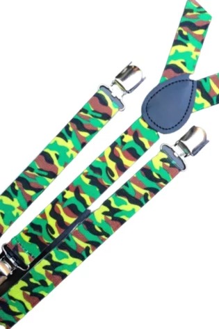 SUSPENDERS CAMO