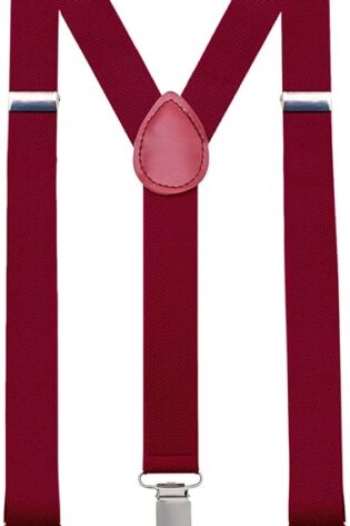 SUSPENDERS MAROON  KIDS