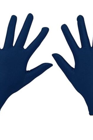 ROYAL BLUE PLAIN  GLOVES  MEDIUM