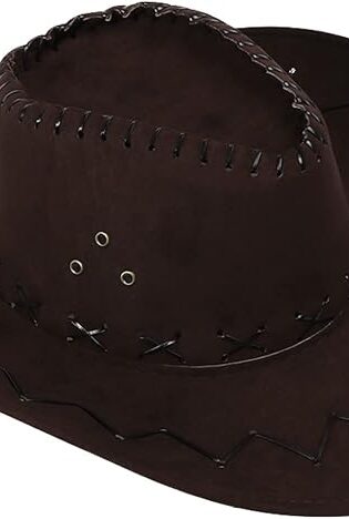 COWBOY HAT SUEDE BROWN