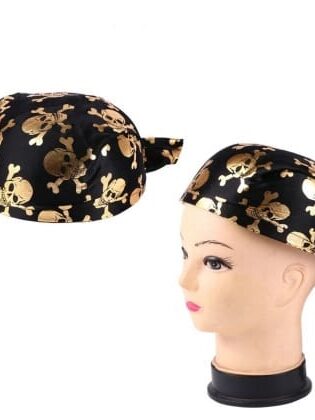 PIRATE HAT BLACK AND GOLD
