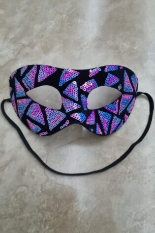 SEQUIN PURPLE TRIANGLE