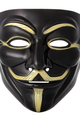 ANONYMOUS MASK BLACK