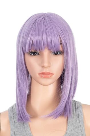 LONG STRAIGHT WIG PURPLE