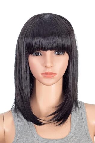 LONG STRAIGHT WIG BLACK